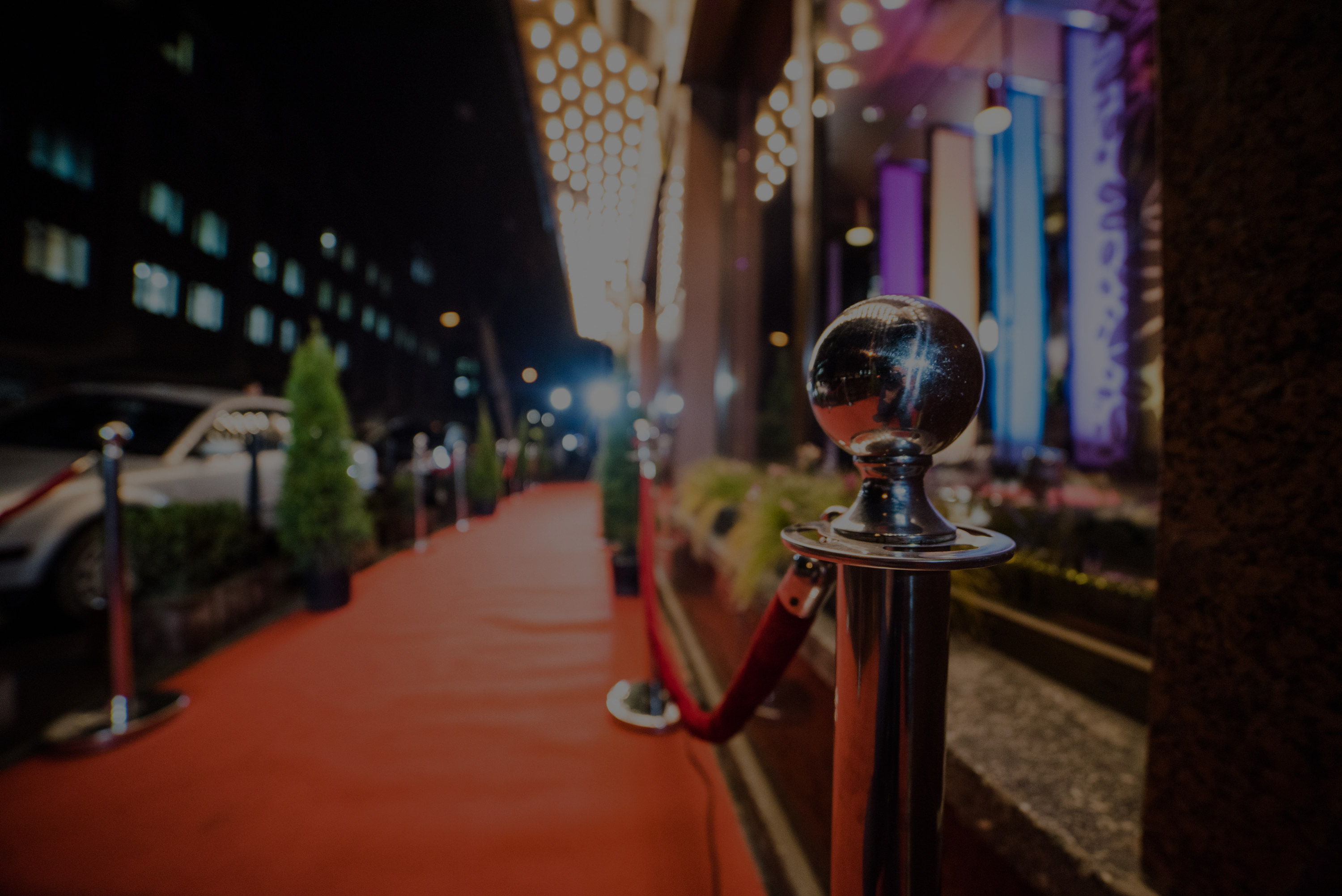 Roter Teppich bei einer Veranstaltung